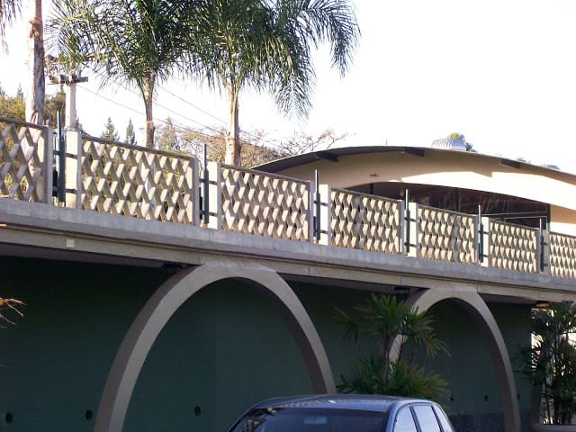 Grade de concreto Losango